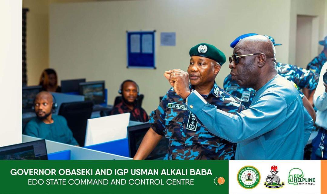 Governor Obaseki and IGPUsman Alkali Baba