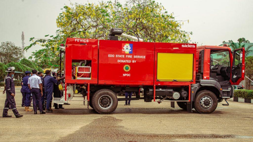 Edo state fire service gets new F-320 fire rescue trucks